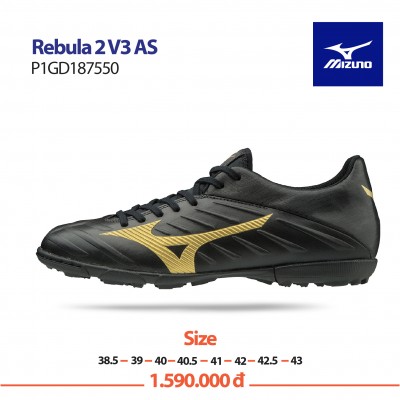 Giày bóng đá REBULA 2 V3 AS đen vàng